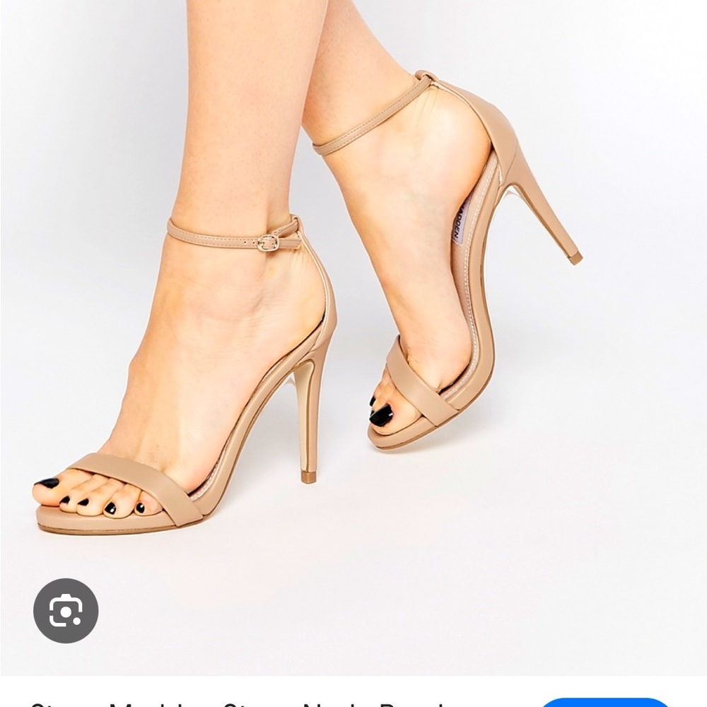 Steve Madden Shoes Nude Heels Sandals Ankle Strap
